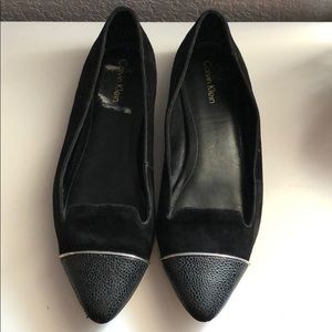 Calvin Klein black flats